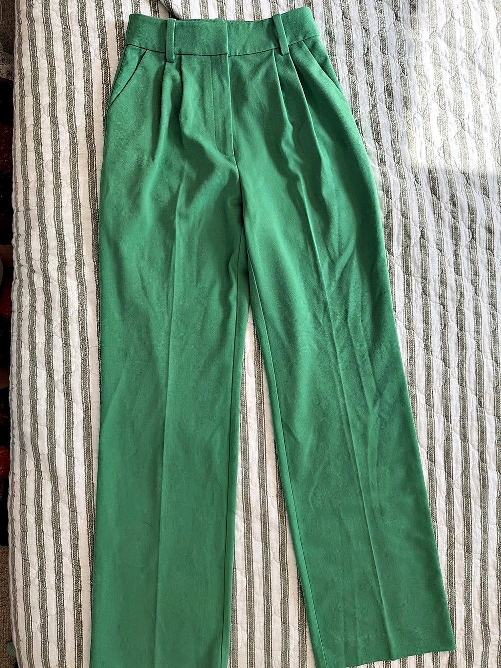 NWT Favorite Daughter Wide Leg Pants Green House Size 2